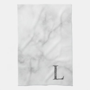 Personlig Monogram och Namn Handduk Kökshandduk