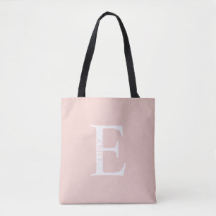 Personlig monogram och namn handväskor tygkasse