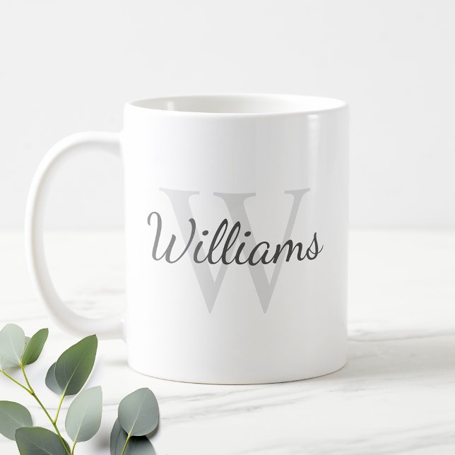 Personlig Monogram och Namn Kaffemugg (Skapare uppladdad)