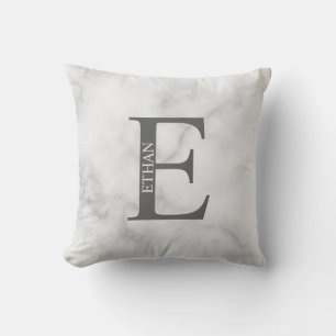Personlig monogram och namn kastkudde kudde