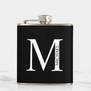 Personlig Monogram och Namn-kolv Fickplunta