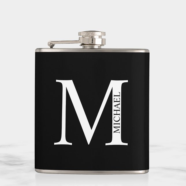 Personlig Monogram och Namn-kolv Fickplunta (Skapare uppladdad)