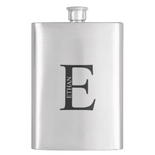 Personlig Monogram och Namn-kolv Fickplunta