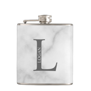 Personlig Monogram och Namn-kolv Fickplunta
