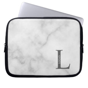 Personlig monogram och namn Laptop-sleeve Laptop Fodral