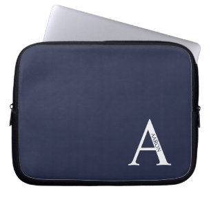 Personlig monogram och namn Laptopfodral Laptop Fodral