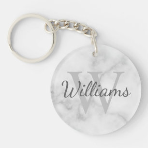 Personlig Monogram och Namn Marble Titta