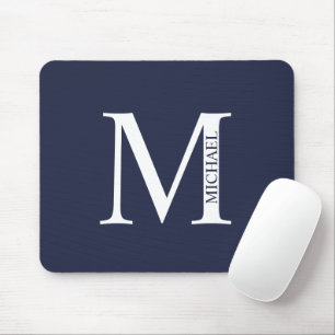 Personlig Monogram och Namn musmatta