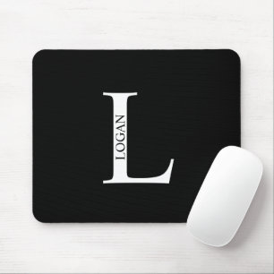 Personlig monogram och namn musmatta