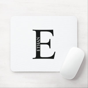 Personlig monogram och namn musmatta