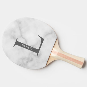 Personlig monogram och namn ping pong paddel pingisracket