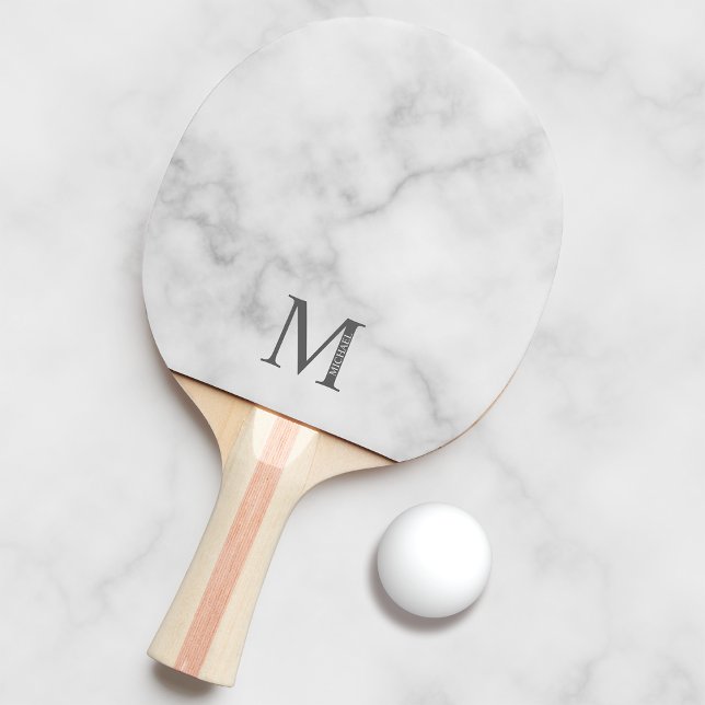 Personlig Monogram och Namn Ping Pong Paddle Pingisracket (Skapare uppladdad)
