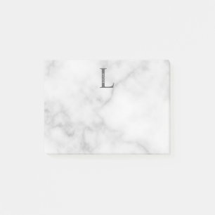 Personlig Monogram och Namn Post-it Notes Block