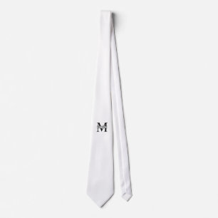 Personlig Monogram och Namn Slips