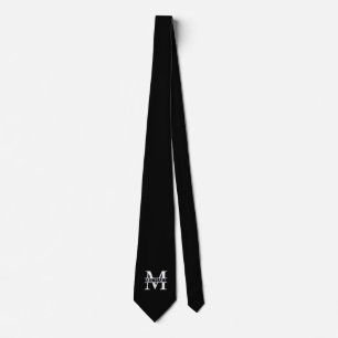 Personlig Monogram och Namn Slips