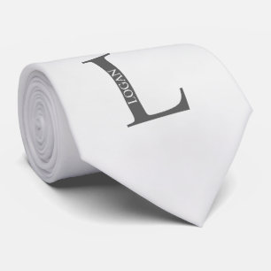 Personlig Monogram och Namn Tie Slips