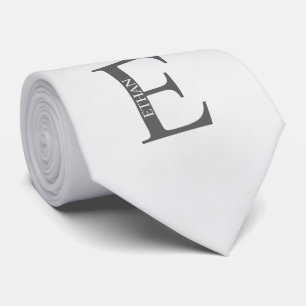 Personlig Monogram och Namn Tie Slips