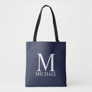 Personlig Monogram och Namn Tygkasse