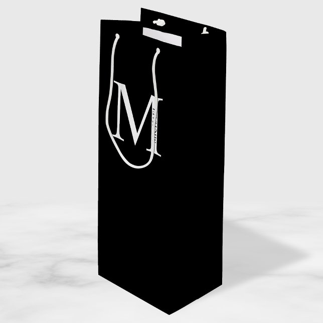 Personlig Monogram och Namn Vin Gift Bag (Skapare uppladdad)