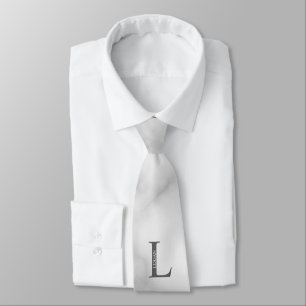 Personlig monogram och namnbandsstola slips
