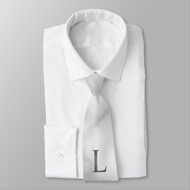 Personlig monogram och namnbandsstola slips (Bunden)