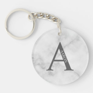 Personlig monogram och namnnyckelring