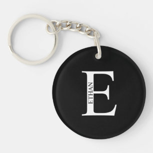 Personlig monogram och namnnyckelring