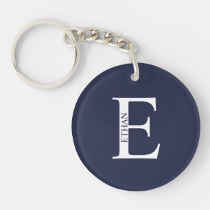Personlig monogram och namnnyckelring