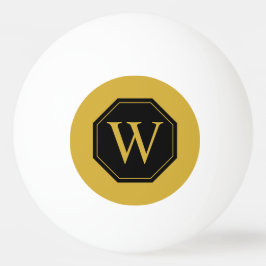 Personlig Monogram Ping Pong Boll Design
