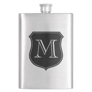 Personlig monogram rostfri stålflaska fickplunta