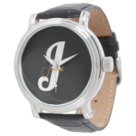 Personlig Monogram - Snyggt Anpassad design Armbandsur