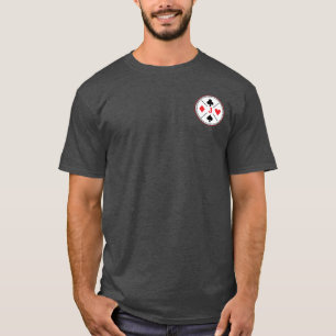 Personlig Monogram Spelkort Bridge Poker T Shirt