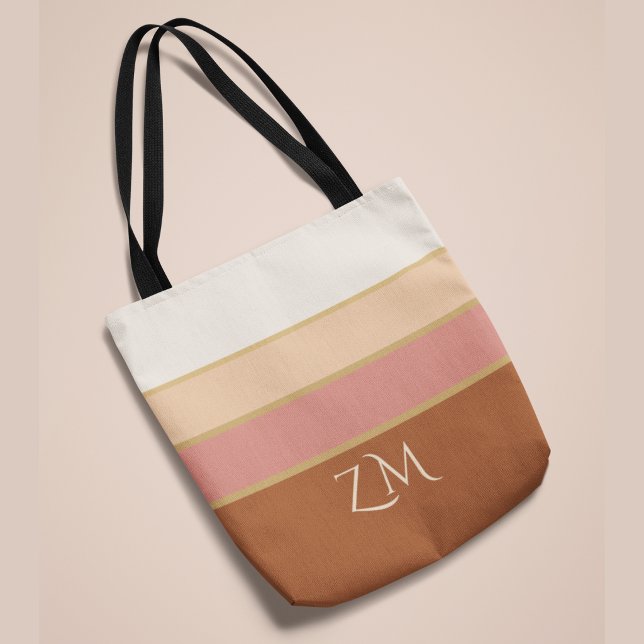 Personlig Monogram Väska Elegant Dammros (Skapare uppladdad)