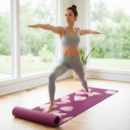Personlig Monogram Yoga Mat med Sakura Petals