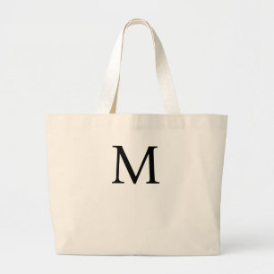 Personlig monogramduk duk strand tote handväsk Ini Jumbo Tygkasse