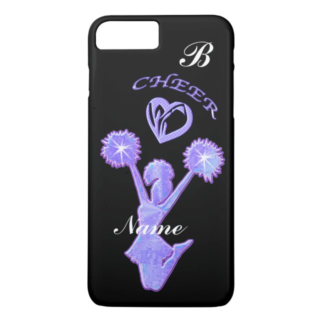 Personlig Monogramhejaklacksledareiphone case Case-Mate iPhone Skal (Baksida)