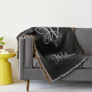 Personlig monograminitial filt
