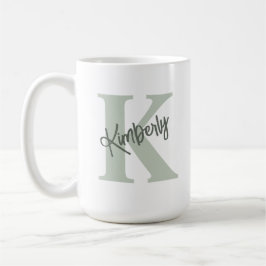 Personlig Monogrammed Namn Kaffemugg
