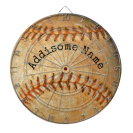 Personlig Monogrammerad Vintage Baseboll Darttavla