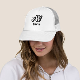 Personlig Monogramnamn Keps