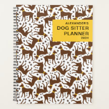 Personlig Mönster Business Hund Platter Planner