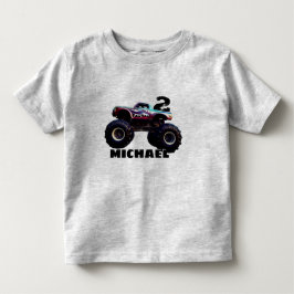 Personlig Monster Lastbil födelsedag T Shirt