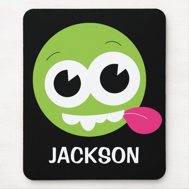 Personlig Monster Mousepad för barn Musmatta (Framsidan)