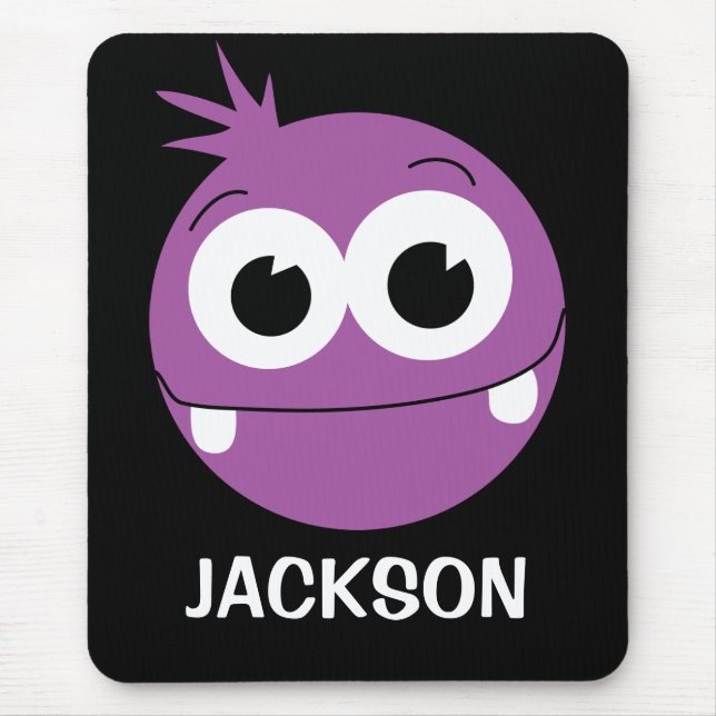 Personlig Monster Mousepad för barn Musmatta (Framsidan)