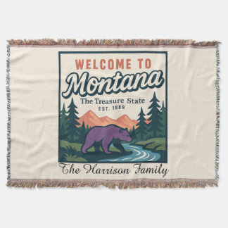 Personlig Montana kastfilt Filt