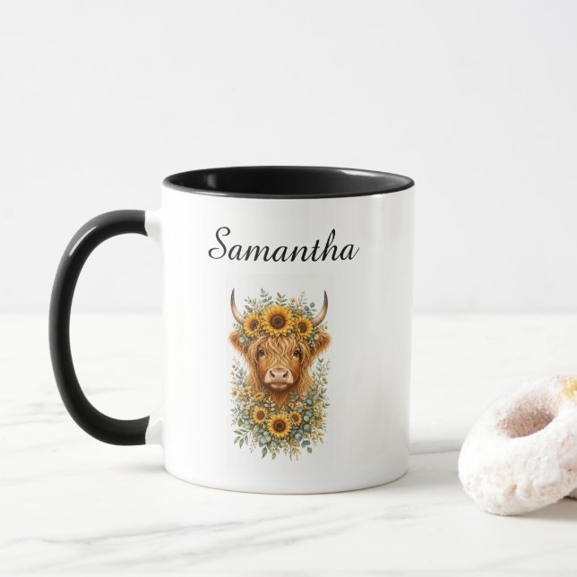 Personlig Moo-mugg Mugg (Med munk)