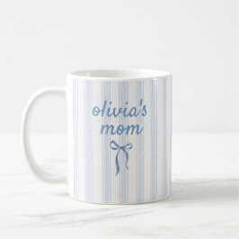 Personlig mor med anpassat barns namn morpresent kaffemugg