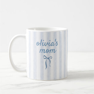 Personlig mor med anpassat barns namn morpresent kaffemugg