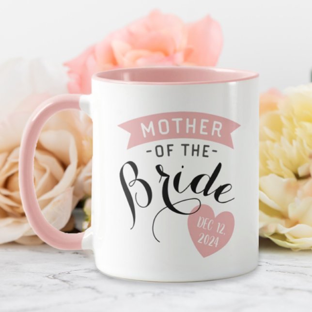 Personlig Mor till Bruden Mugg (Mother of the Bride Mug)