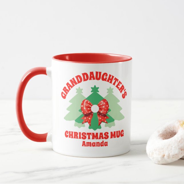 Personlig Mordotters jul Mugg (Med munk)